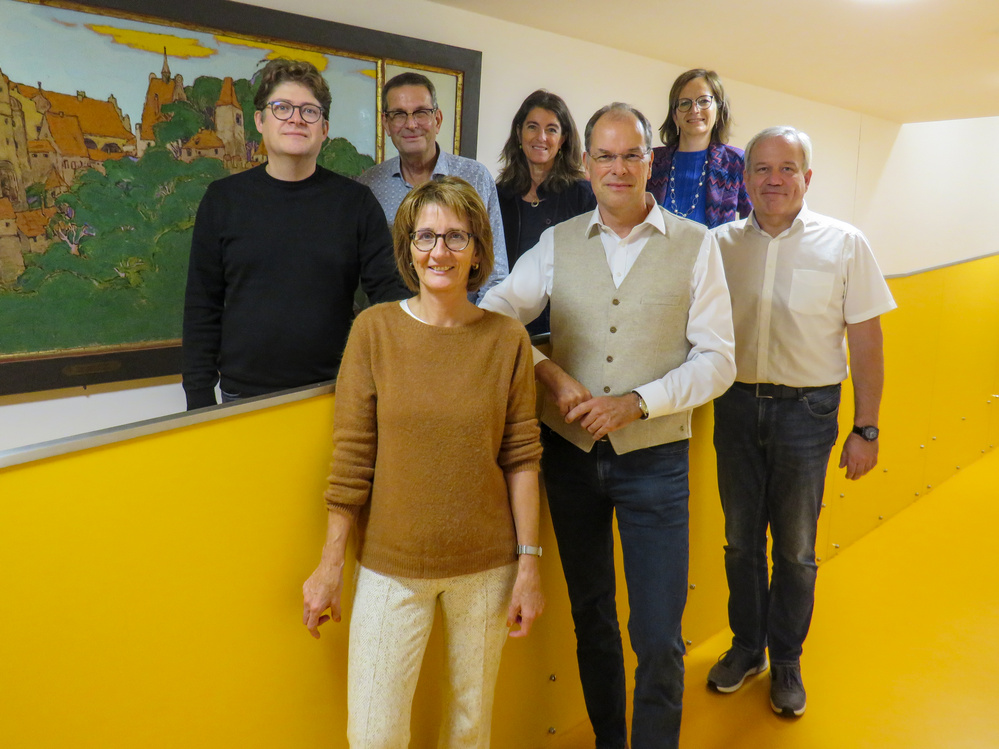 Gruppenfoto Schulleitung Hans Leinberger Gymnasium